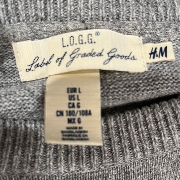 H&M grey long sleeve sweater - Picture 2 of 3